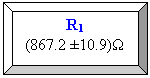 Bevel: R1 
(867.2 10.9)Ω
