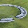 Stonehenge around 3000 BC - Reconstruction drawing by Ivan Lapper -  English Heritage Photographic Library