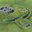 Stonehenge around 2300 BC - Reconstruction drawing by Ivan Lapper -  English Heritage Photographic Library