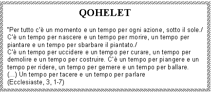Text Box: QOHELET

