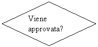 Flowchart: Decision: Viene approvata?