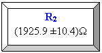 Bevel: R2 
(1925.9 ±10.4)Ω
