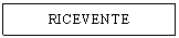 Text Box: RICEVENTE