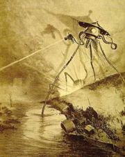 Tripode alieno illustrato nell'edizione francese del 1906 de La guerra dei mondi di H. G. Wells