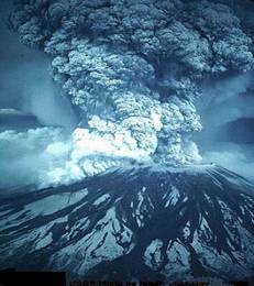 Spettacolare eruzione del Mount St. Helens, Stato di Washington (18 maggio 1980)