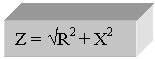 Text Box: Z = R2 + X2