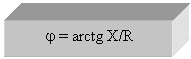 Text Box: j = arctg X/R